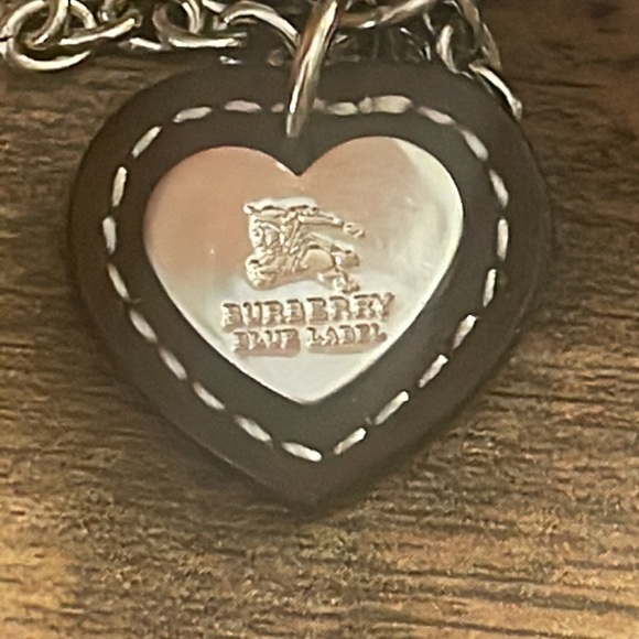 Burberry Blue Label Mini Kisslock Coin Pouch on Mini Chain with COA - Picture 4 of 11